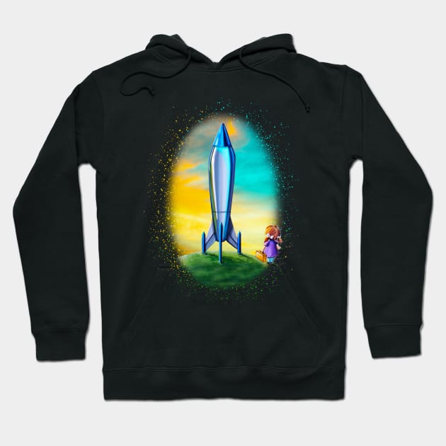 The Moon Mission Hoodie by Rocket Girl